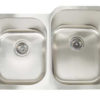 32"x21" Double-Bowl Under-Mount Premium Stainless Steel Kitchen Sink (KUS_M3221R)