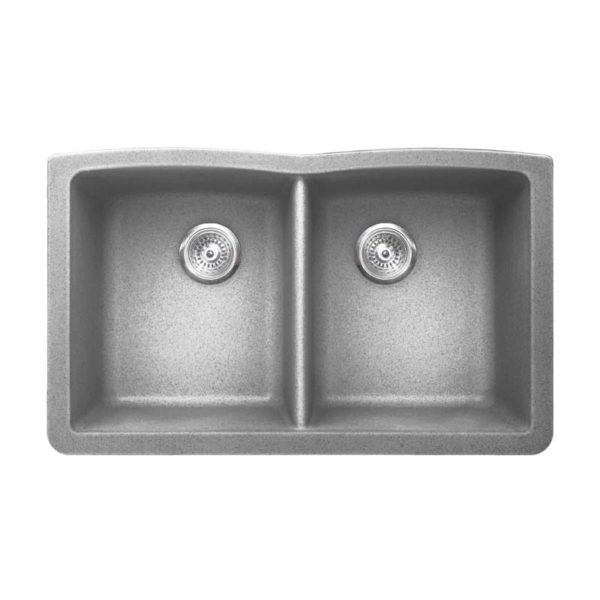 32”x20” New Material Double Kitchen Sink (KUS-KN3220D) - Image 3