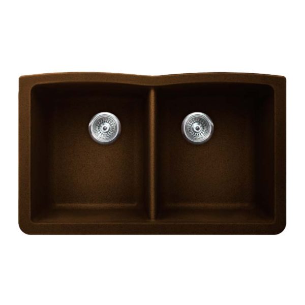 32”x20” New Material Double Kitchen Sink (KUS-KN3220D) - Image 4