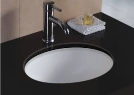 17"x14" Undermount White Oval Ceramic Bathroom Sink (UF-C007-B201)