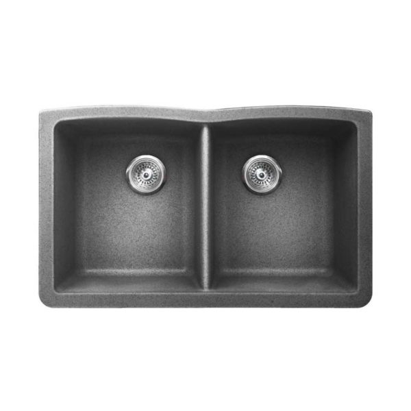 32”x20” New Material Double Kitchen Sink (KUS-KN3220D)