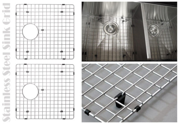 Bottom Grid Set for Double Bowl Kitchen Sink (KAR3318D)