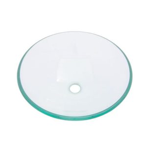 BVS-PL31001 - Bathroom Oval Glass Vessel Sink-0