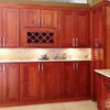Double shaker cherry cabinets