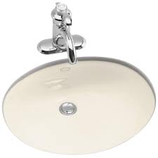 DKBC Almond Oval Ceramic Bathroom Sink (UB-C007-B201AL)