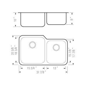 DKBC.ca KUS_MKQ585 kitchen sink