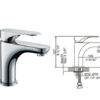 DKBC Bathroom Lavatory Faucet (BLFT-565C)