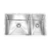 Pearl HANA-KLR 27" x 18" Zero Radius Double Bowl (60/40) 18 Gauge Kitchen Sink (GBD2718L)-0