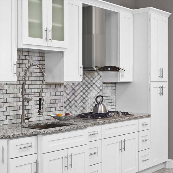 Ultra White Shaker Kitchen Cabinets U10 Dkbc Discount Kitchen Bath Cabinets