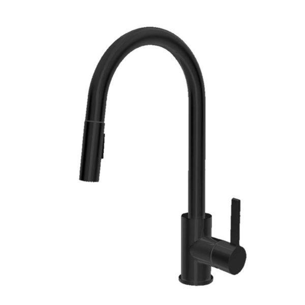 Pullout Kitchen Faucet Matte Black Finish (KPF-K77893)