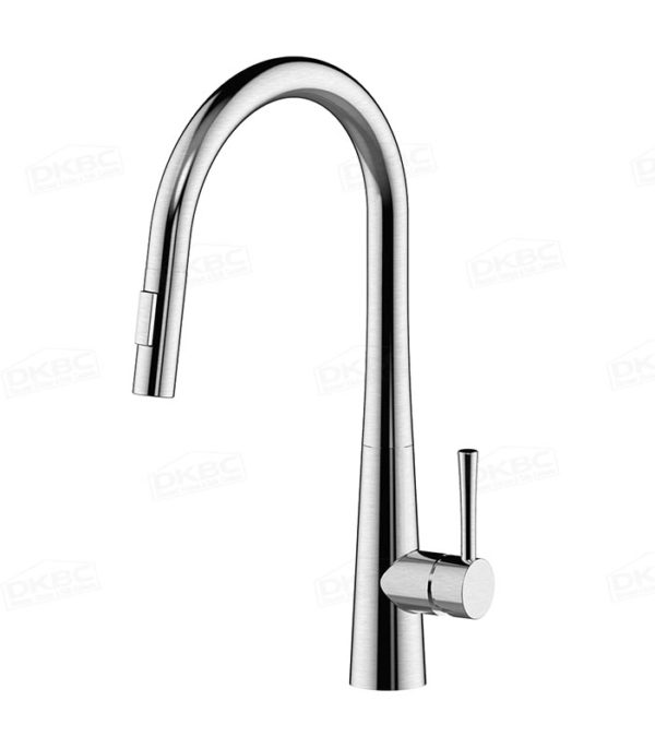 Pullout Stainless Steel Kitchen Faucet (KPF-K57873SS)