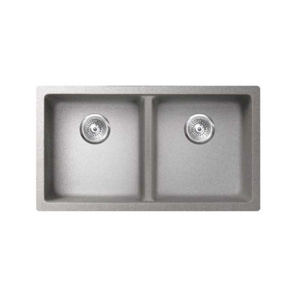 32”x18” New Material Double Kitchen Sink (KUS-KN3218A) - Image 3
