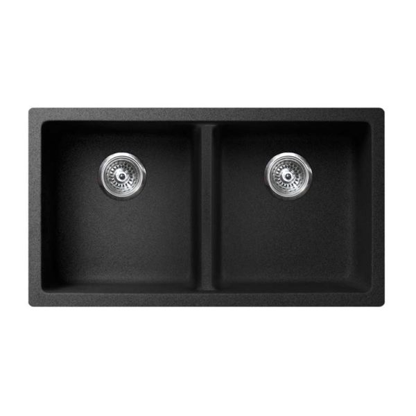 32”x18” New Material Double Kitchen Sink (KUS-KN3218A)