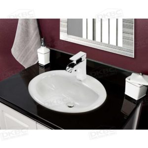 Project source Drop-in Round ceramic sink
