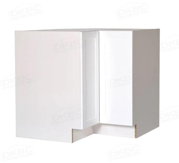 36" x 36" Modern Shaker White Diagonal Corner Base Cabinet (C10-DCB36) - Image 2