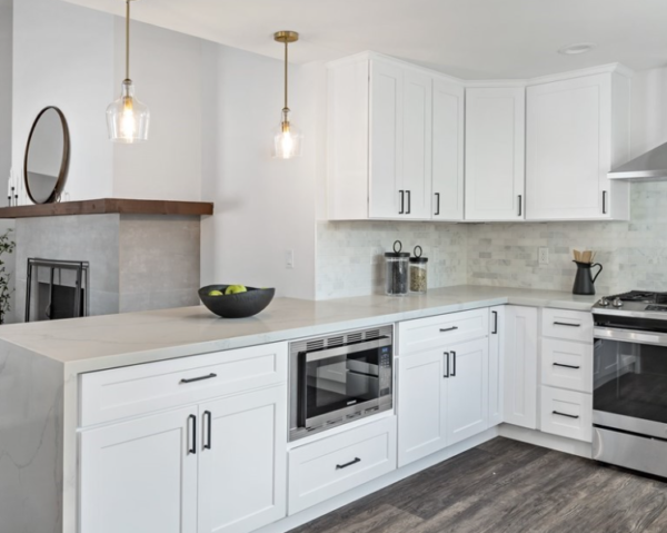 Cottage White Shaker Kitchen Cabinets S10 - Image 7