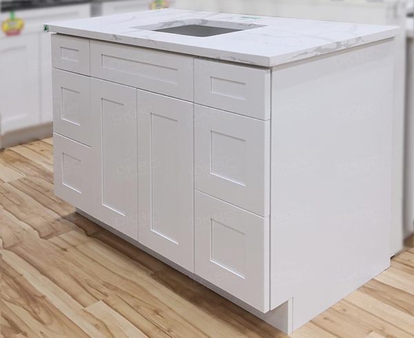 Bathroom Vanities (24"-60") - Cottage White Shaker S10, from