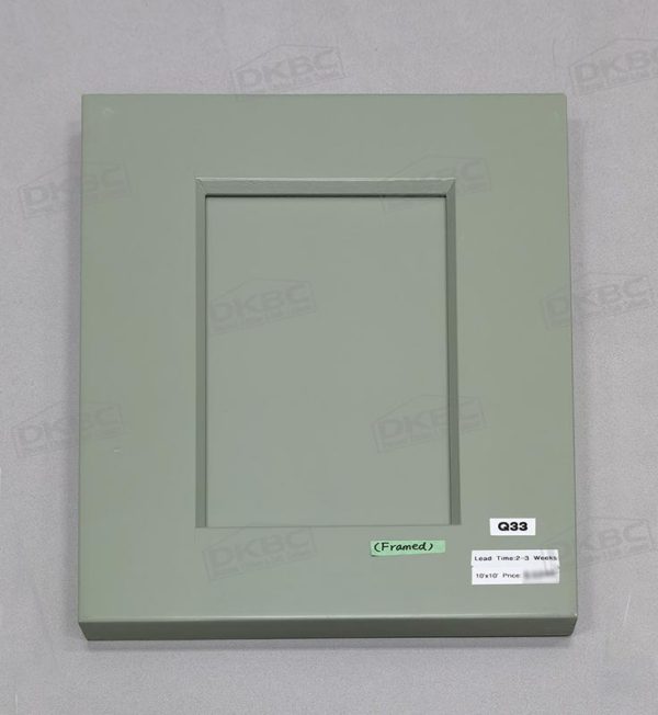 Bathroom Vanities (24"-60")-Q33 Jade Green Shaker Solid Wood, from