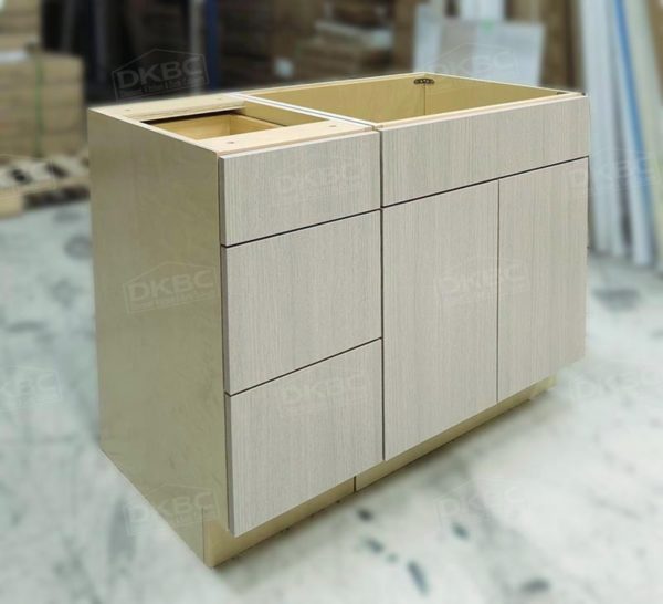 Bathroom Vanities (24"-60") - Almond Oak Flat T69,  from - Image 3