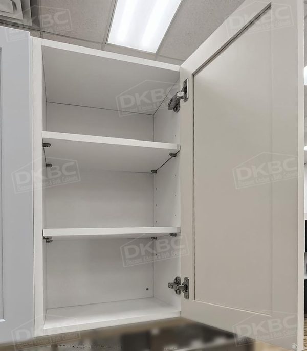 Q29 Light Beige Shaker Solid Wood Kitchen Cabinets (Frameless) - Image 3