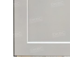 Alternative view of Q46 Light Blue Shaker Solid Wood Kitchen Cabinets (Frameless)
