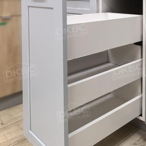 Q46 Light Blue Shaker Solid Wood Kitchen Cabinets (Frameless) - Image 5
