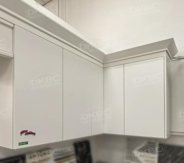 Matt Dove White Slab Kitchen Cabinets S20