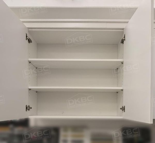 Matt Dove White Slab Kitchen Cabinets S20 - Image 3