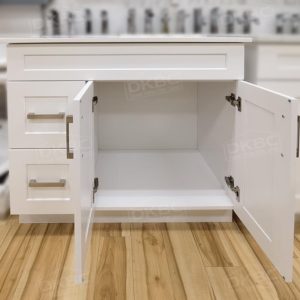 Alternative view of Bathroom Vanities (24"-60") - Matt Dove White Slab S20, from