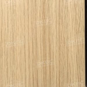 Alternative view of Warm Oak Flat Panel Kitchen Cabinets V47