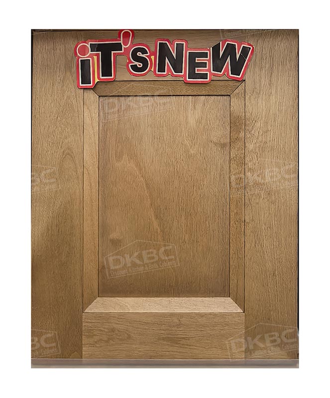 Cottage Pecan Shaker Kitchen Cabinets S27 - Image 4