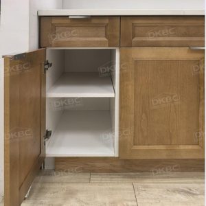 Cottage Pecan Shaker Kitchen Cabinets S27 - Image 3