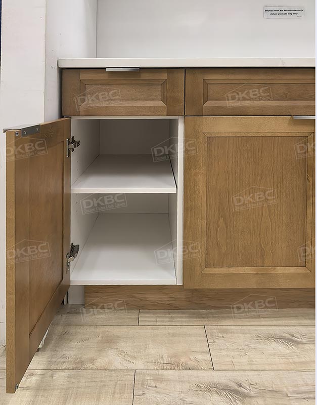 Cottage Pecan Shaker Kitchen Cabinets S27 - Image 3