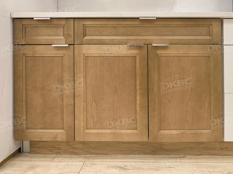 Cottage Pecan Shaker Kitchen Cabinets S27 - Image 6