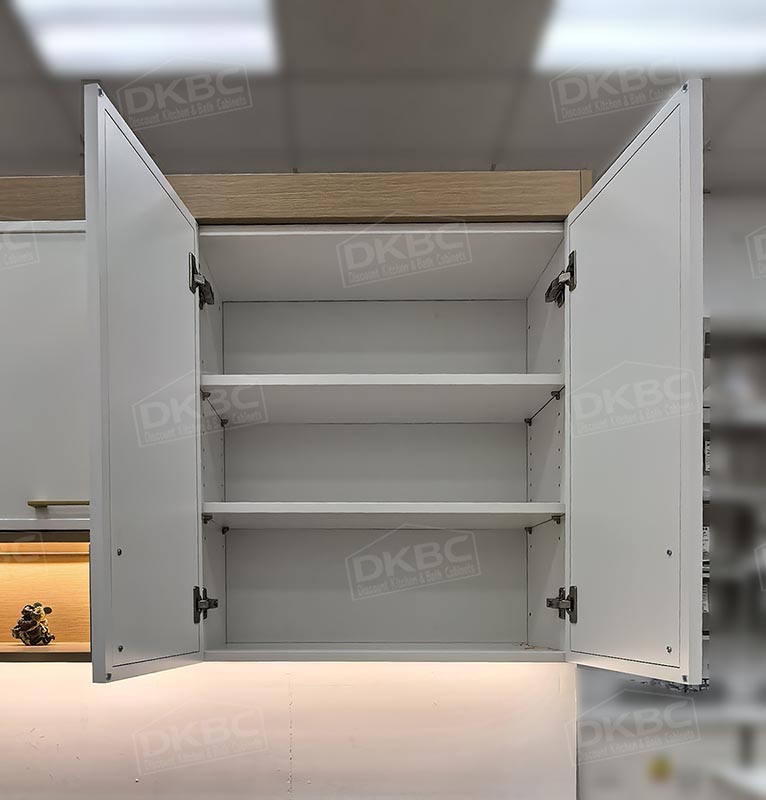 Dove White Slim Shaker Kitchen Cabinets S60 - Image 5