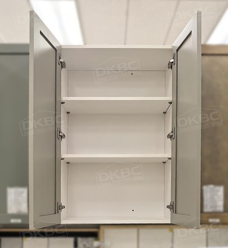 Q42 Beige Taupe Shaker Solid Wood Kitchen Cabinets (Frameless) - Image 5